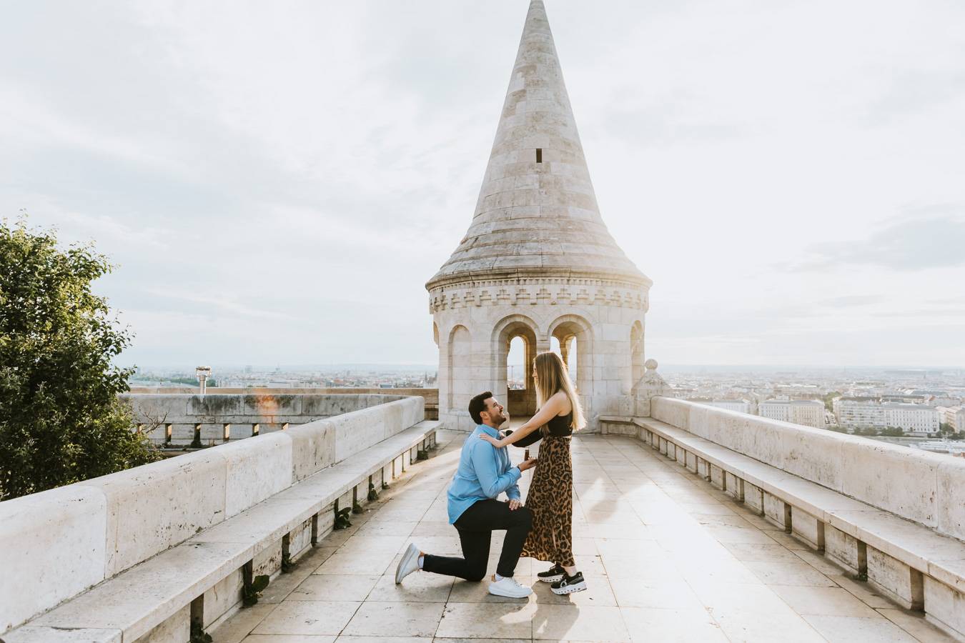romantic proposal Budapest
